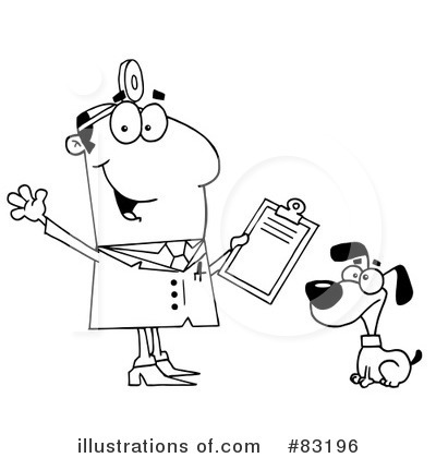 Royalty-Free (RF) Veterinarian Clipart Illustration by Hit Toon - Stock Sample #83196
