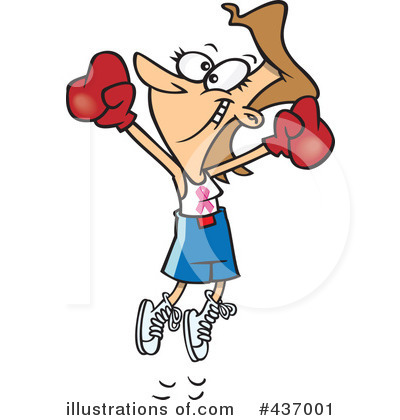 Boxing Gloves Clipart #437001 by toonaday