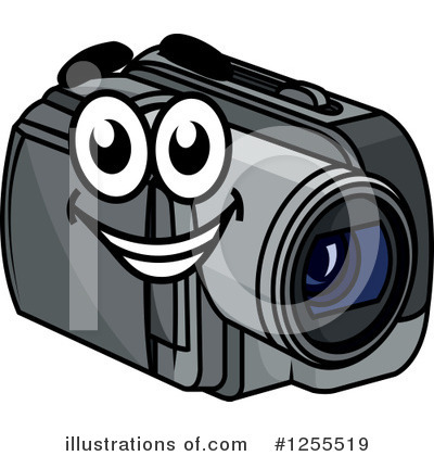Royalty-Free (RF) Video Camera Clipart Illustration by Vector Tradition SM - Stock Sample #1255519