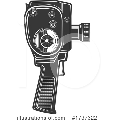 Royalty-Free (RF) Video Camera Clipart Illustration by Vector Tradition SM - Stock Sample #1737322