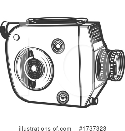 Video Camera Clipart #1737323 by Vector Tradition SM