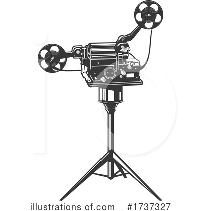 Royalty-Free (RF) Video Camera Clipart Illustration by Vector Tradition SM - Stock Sample #1737327