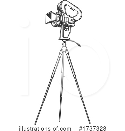Royalty-Free (RF) Video Camera Clipart Illustration by Vector Tradition SM - Stock Sample #1737328