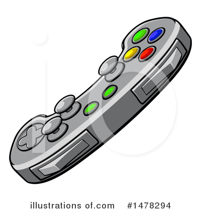 Royalty-Free (RF) Video Game Clipart Illustration by AtStockIllustration - Stock Sample #1478294