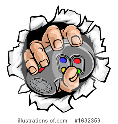 Royalty-Free (RF) Video Game Clipart Illustration by AtStockIllustration - Stock Sample #1632359