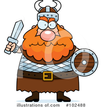 Royalty-Free (RF) Viking Clipart Illustration by Cory Thoman - Stock Sample #102488