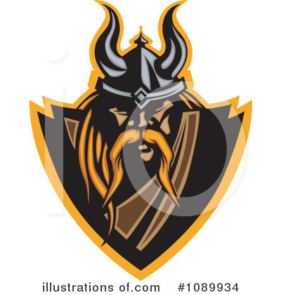 Royalty-Free (RF) Viking Clipart Illustration by Chromaco - Stock Sample #1089934