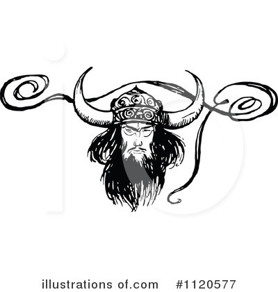 Royalty-Free (RF) Viking Clipart Illustration by Prawny Vintage - Stock Sample #1120577
