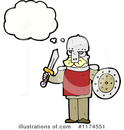 Royalty-Free (RF) Viking Clipart Illustration by lineartestpilot - Stock Sample #1174551