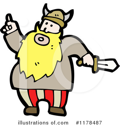 Royalty-Free (RF) Viking Clipart Illustration by lineartestpilot - Stock Sample #1178487