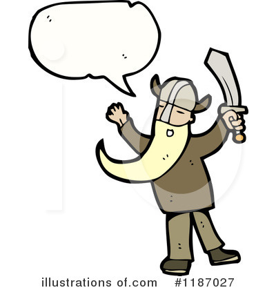 Royalty-Free (RF) Viking Clipart Illustration by lineartestpilot - Stock Sample #1187027