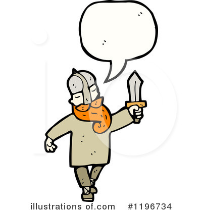Royalty-Free (RF) Viking Clipart Illustration by lineartestpilot - Stock Sample #1196734