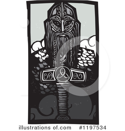 Royalty-Free (RF) Viking Clipart Illustration by xunantunich - Stock Sample #1197534