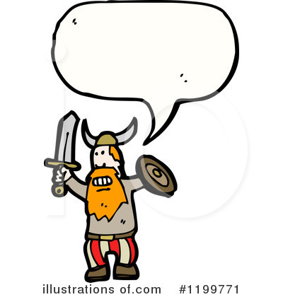 Royalty-Free (RF) Viking Clipart Illustration by lineartestpilot - Stock Sample #1199771