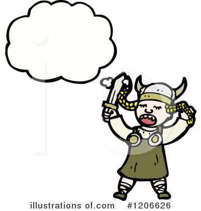 Royalty-Free (RF) Viking Clipart Illustration by lineartestpilot - Stock Sample #1206626