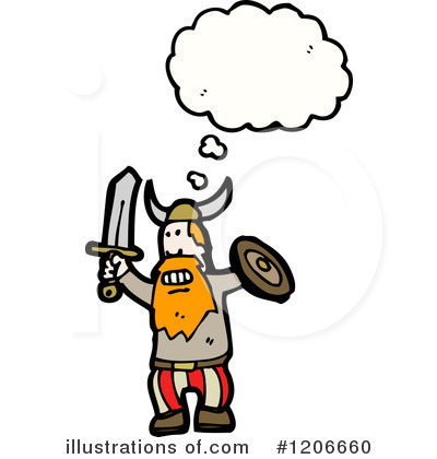 Royalty-Free (RF) Viking Clipart Illustration by lineartestpilot - Stock Sample #1206660