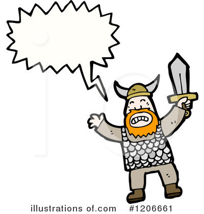Royalty-Free (RF) Viking Clipart Illustration by lineartestpilot - Stock Sample #1206661