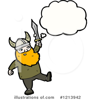 Royalty-Free (RF) Viking Clipart Illustration by lineartestpilot - Stock Sample #1213942