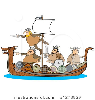 Viking Ship Clipart #1273859 by djart