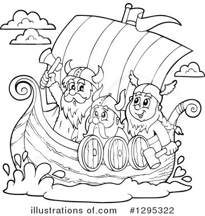 Royalty-Free (RF) Viking Clipart Illustration by visekart - Stock Sample #1295322