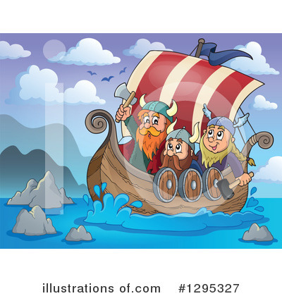 Royalty-Free (RF) Viking Clipart Illustration by visekart - Stock Sample #1295327