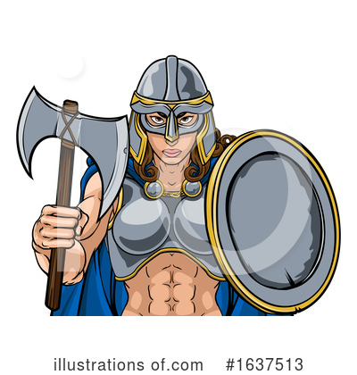 Knight Clipart #1637513 by AtStockIllustration