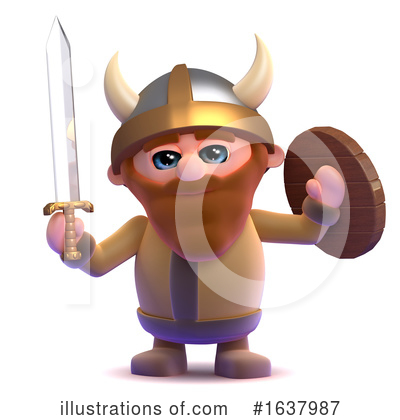 Viking Clipart #1637987 by Steve Young