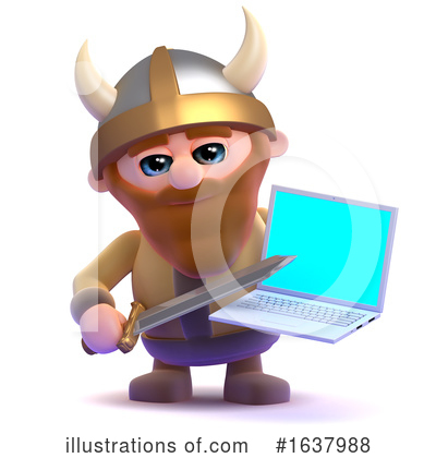 Viking Clipart #1637988 by Steve Young