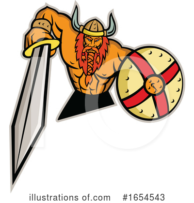 Royalty-Free (RF) Viking Clipart Illustration by patrimonio - Stock Sample #1654543