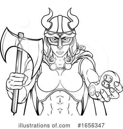 Royalty-Free (RF) Viking Clipart Illustration by AtStockIllustration - Stock Sample #1656347