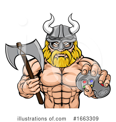 Royalty-Free (RF) Viking Clipart Illustration by AtStockIllustration - Stock Sample #1663309