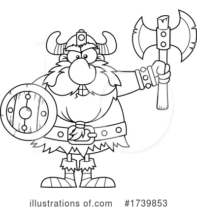 Royalty-Free (RF) Viking Clipart Illustration by Hit Toon - Stock Sample #1739853