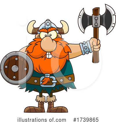 Royalty-Free (RF) Viking Clipart Illustration by Hit Toon - Stock Sample #1739865