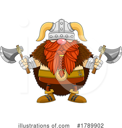 Royalty-Free (RF) Viking Clipart Illustration by Hit Toon - Stock Sample #1789902