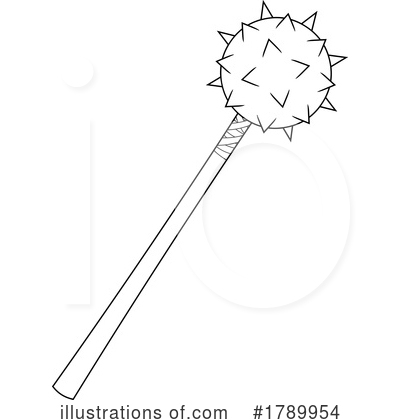 Mace Clipart #1789954 by Hit Toon