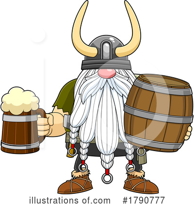 Royalty-Free (RF) Viking Clipart Illustration by Hit Toon - Stock Sample #1790777