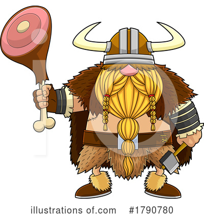 Royalty-Free (RF) Viking Clipart Illustration by Hit Toon - Stock Sample #1790780