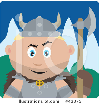 Viking Clipart #43373 by Dennis Holmes Designs