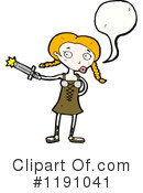 Viking Girl Clipart #1191041 by lineartestpilot