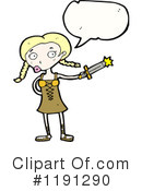 Viking Girl Clipart #1191290 by lineartestpilot