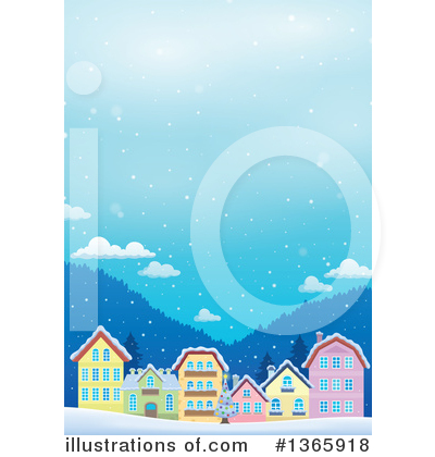 Royalty-Free (RF) Village Clipart Illustration by visekart - Stock Sample #1365918