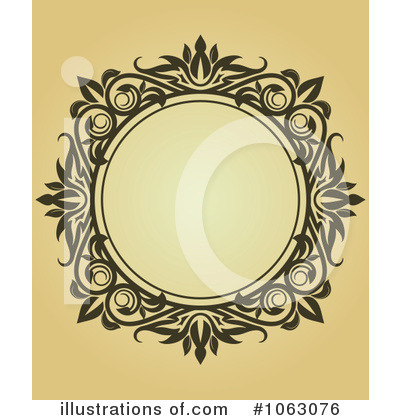 Royalty-Free (RF) Vintage Frame Clipart Illustration by Vector Tradition SM - Stock Sample #1063076