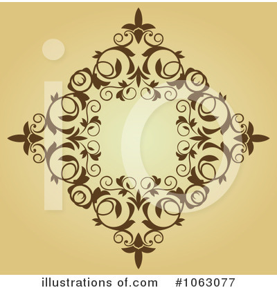 Royalty-Free (RF) Vintage Frame Clipart Illustration by Vector Tradition SM - Stock Sample #1063077