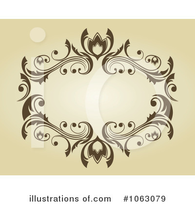 Royalty-Free (RF) Vintage Frame Clipart Illustration by Vector Tradition SM - Stock Sample #1063079