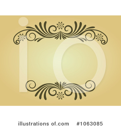 Royalty-Free (RF) Vintage Frame Clipart Illustration by Vector Tradition SM - Stock Sample #1063085