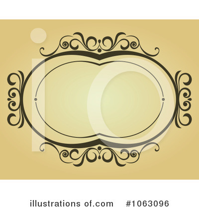 Royalty-Free (RF) Vintage Frame Clipart Illustration by Vector Tradition SM - Stock Sample #1063096