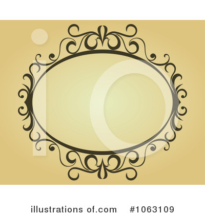 Royalty-Free (RF) Vintage Frame Clipart Illustration by Vector Tradition SM - Stock Sample #1063109