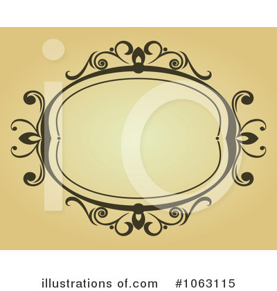 Royalty-Free (RF) Vintage Frame Clipart Illustration by Vector Tradition SM - Stock Sample #1063115