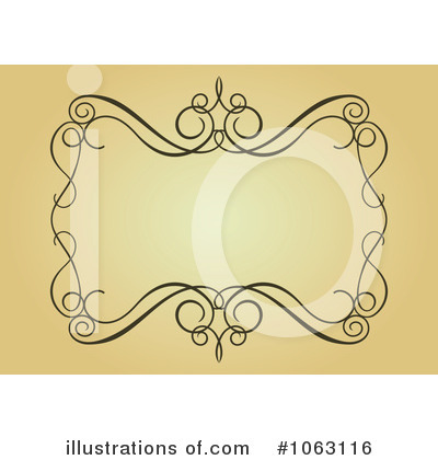 Royalty-Free (RF) Vintage Frame Clipart Illustration by Vector Tradition SM - Stock Sample #1063116