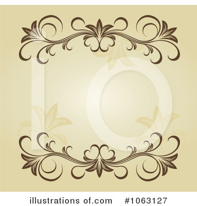 Royalty-Free (RF) Vintage Frame Clipart Illustration by Vector Tradition SM - Stock Sample #1063127